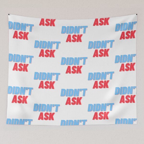 Item preview, Didn'T Ask 3D Retro designed and sold by hilary-fender.
