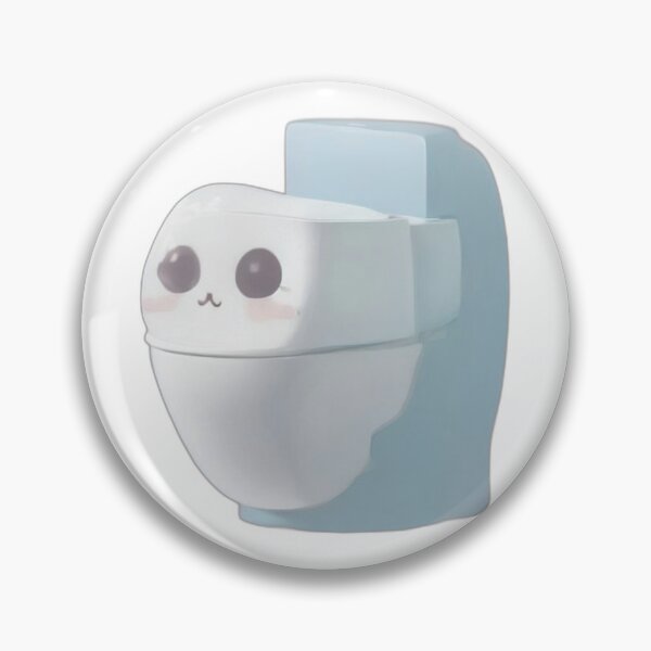 Item preview, Cute Chibi Your Toilet Just Got Smarter Kohle designed and sold by Chaa-Design.