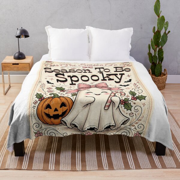Item preview, Tis The Season To Be Spooky Coquette Ghost Halloween designed and sold by ChotipahArt.