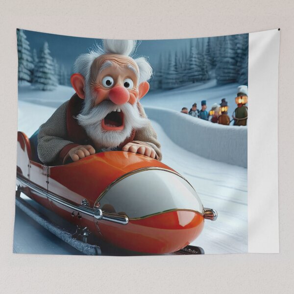 Item preview, Old Fart in a bobsleigh designed and sold by Colin Bentham.