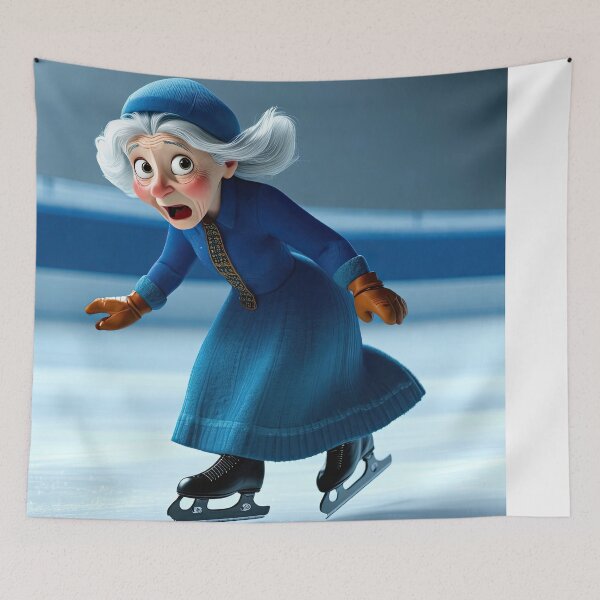 Item preview, Old Fart Ice Skating designed and sold by Colin Bentham.