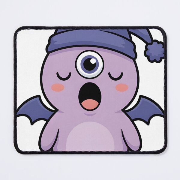 Item preview, Sleepy Monster in a Nightcap designed and sold by darlbit.