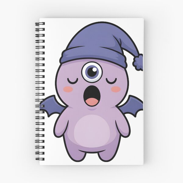 Item preview, Sleepy Monster in a Nightcap designed and sold by darlbit.