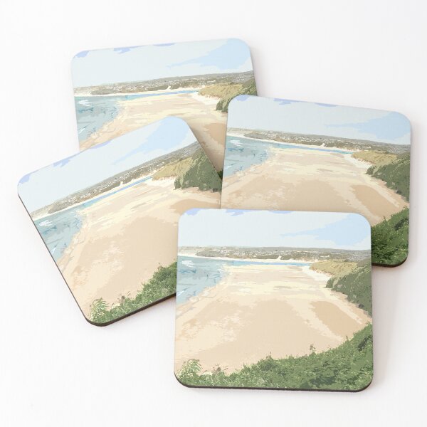Item preview, Porthkidney Cornwall.Cornish gift Kernow St Ives designed and sold by BarbaraGlebska.