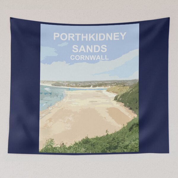 Item preview, Porthkidney Cornwall.Cornish gift Kernow St Ives designed and sold by BarbaraGlebska.