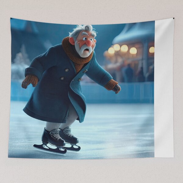 Item preview, Old Fart Ice Skating designed and sold by Colin Bentham.