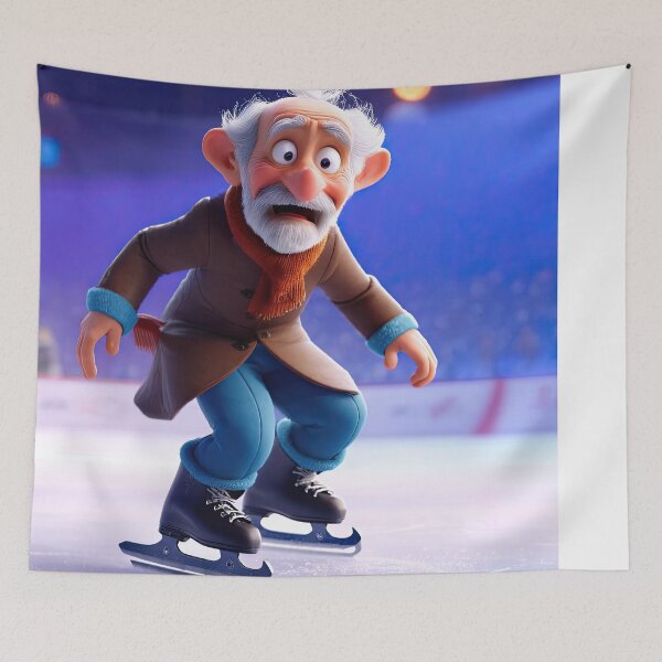 Item preview, Old Fart Ice Skating designed and sold by Colin Bentham.