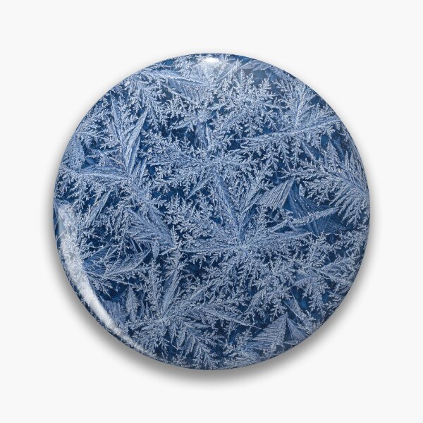 Item preview, Blue Frost Crystal Texture – Icy Winter Abstract Pattern designed and sold by Kaleidoscope Print.