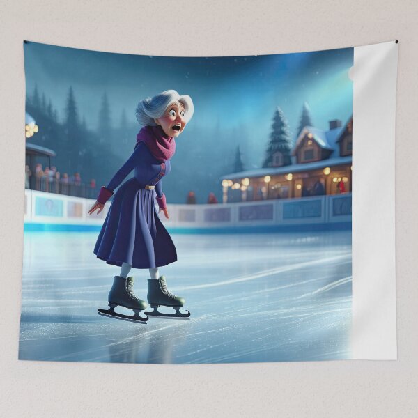 Item preview, Old Fart Ice Skating designed and sold by Colin Bentham.
