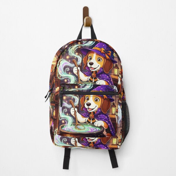 Item preview, Cachorro Beagle Brujo – Lindo Arte Fantástico de Anime de Halloween designed and sold by Ditstyle.