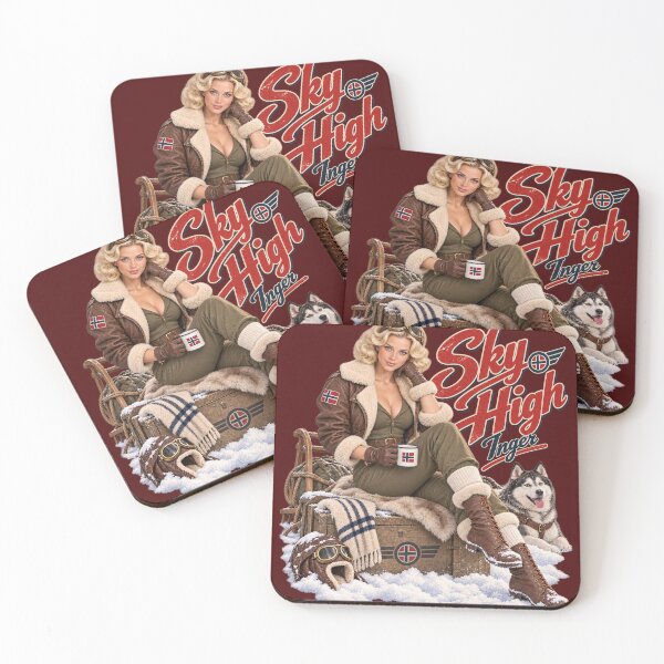 Item preview, Sky High Norwegian Winter Pin-Up designed and sold by GENX-AUTISM-DAD.