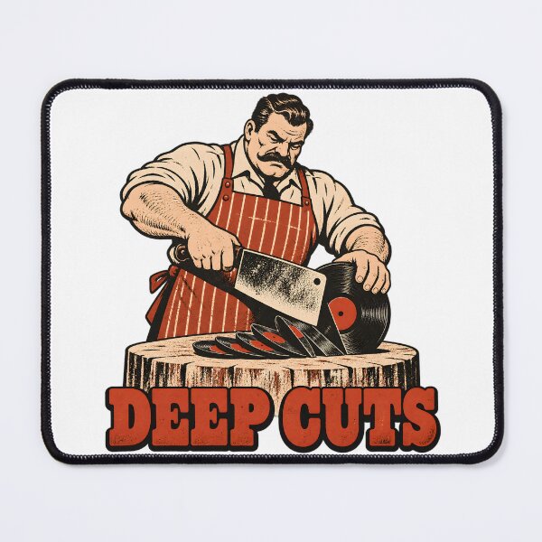 Item preview, Deep Cuts - Butcher Slicing a Vinyl Record designed and sold by Digipeel.