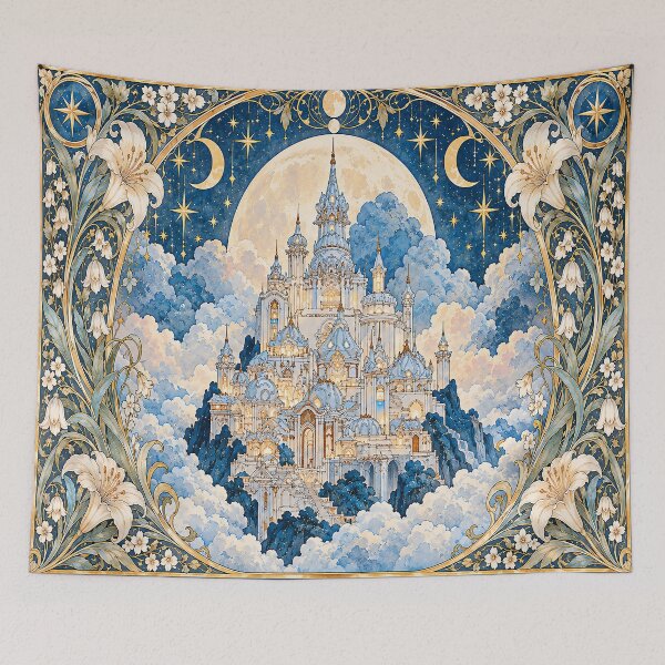 Item preview, Castle of the Air kingdom  designed and sold by Somniodelic Workshop.