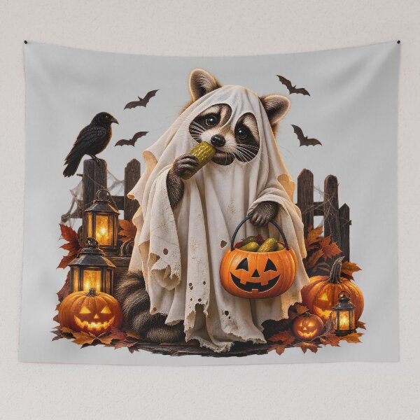 Item preview, Raccoon Eating Pickles designed and sold by Clothes With Smiling Animals Walt Gral.