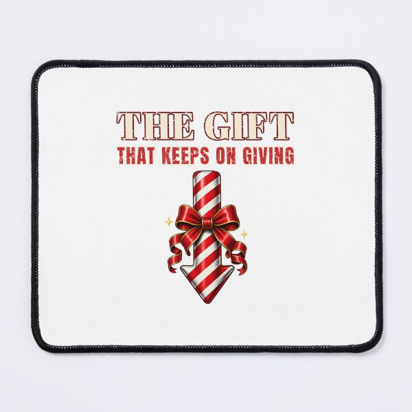 Item preview, The Gift That Keeps On Giving Funny Christmas Arrow designed and sold by RobinHoodShirts.