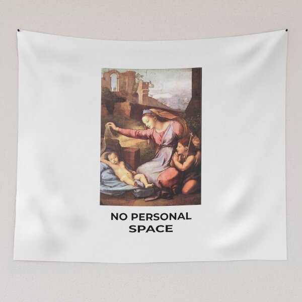 Item preview, The Madonna of the Blue Diadem - No Personal Space Funny Art designed and sold by lijoy.