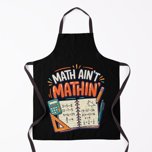 Aperçu de l'œuvre Math Ain't Mathin' : Math Teacher Classroom Funny Math Lover Algebra Geometry School Design Funny Math Teacher Student créée et vendue par NewaveBoutique.