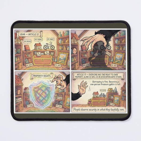 Item preview, The right to property: A treasure for everyone designed and sold by Mianku | Für das Leben.