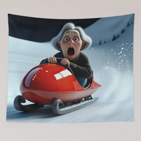 Item preview, Old Fart in a bobsleigh designed and sold by Colin Bentham.