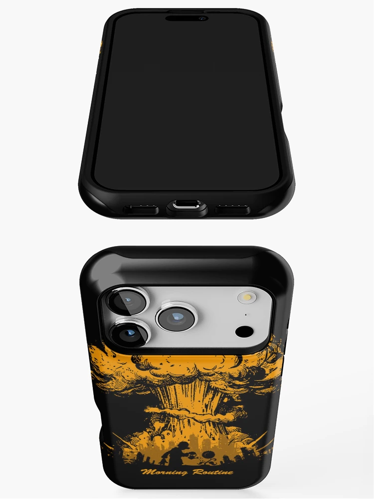 Thumbnail 3 of 4, iPhone Case, Morning Routine designed and sold by miftake.