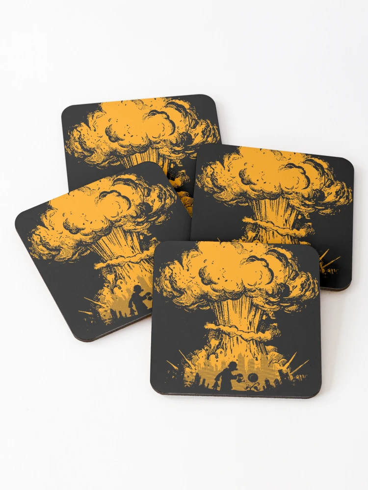 Thumbnail 1 of 5, Coasters (Set of 4), Morning Routine designed and sold by miftake.