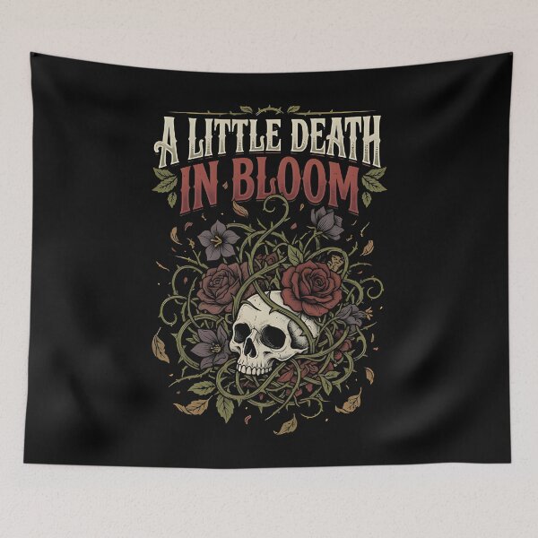 Item preview, A Little Death In Bloom Floral Skull designed and sold by quicopag.