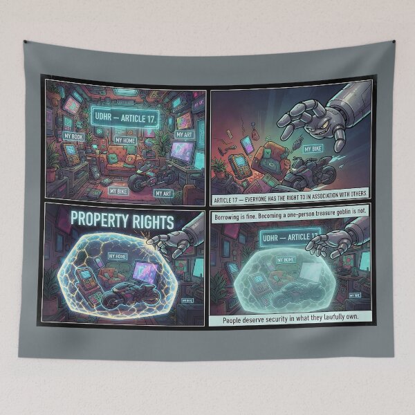 Item preview, Your property, your rights: Secure it with smart technology designed and sold by Mianku | Für das Leben.