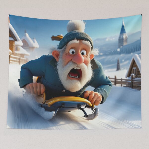 Item preview, Old Fart in a bobsleigh designed and sold by Colin Bentham.