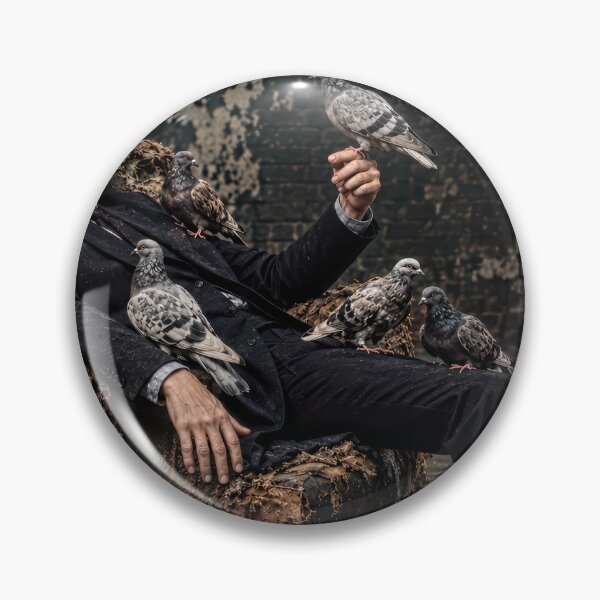 Item preview, Regal Bowie Amid Ruins and Pigeons designed and sold by andreisky.