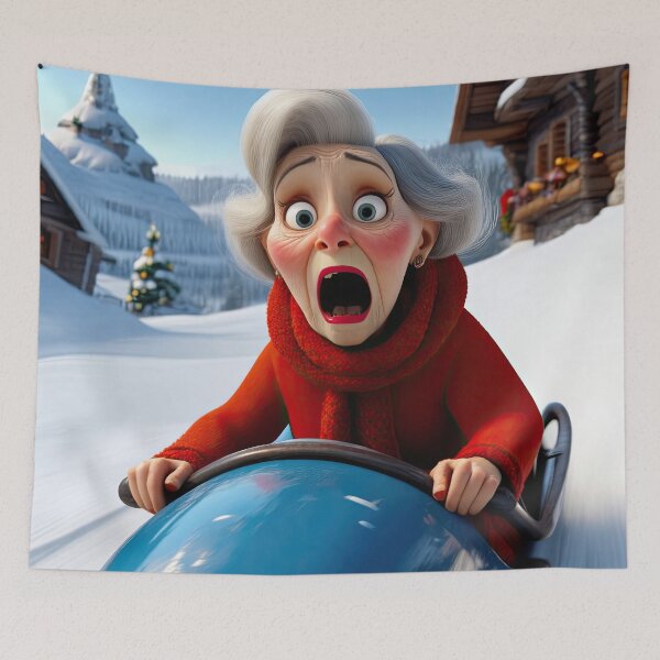 Item preview, Old Fart in a bobsleigh designed and sold by Colin Bentham.