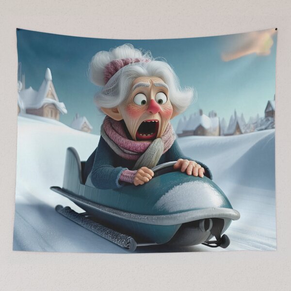 Item preview, Old Fart in a bobsleigh designed and sold by Colin Bentham.