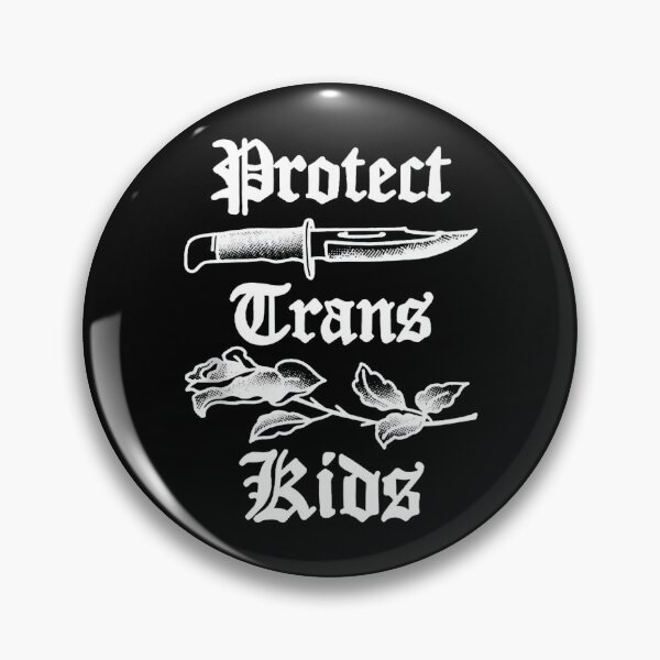 Item preview, Protect Trans Kids Knife LGBTQ Rose Ally Trans Pride Flag designed and sold by Reswopkiser.
