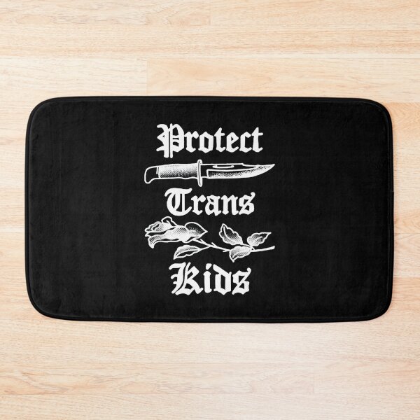 Item preview, Protect Trans Kids Knife LGBTQ Rose Ally Trans Pride Flag designed and sold by Reswopkiser.