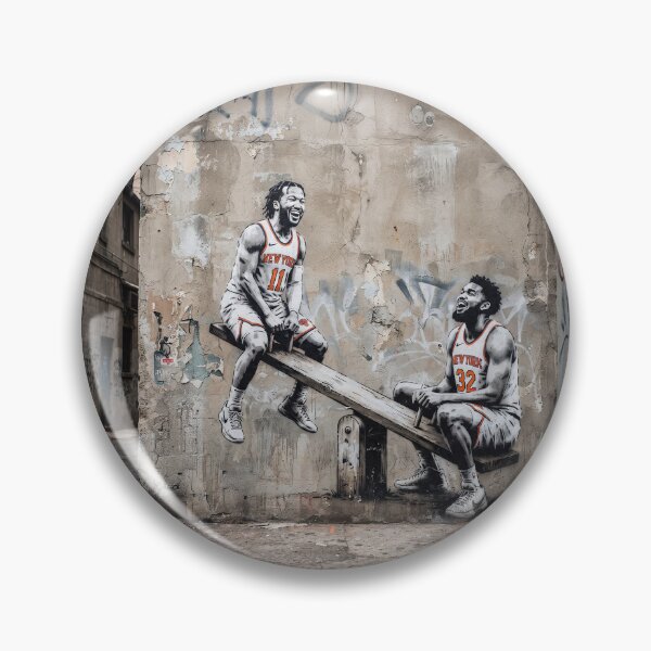 Item preview, Jalen Brunson Karl-Anthony Towns NYC Mural Art designed and sold by Home Decor Art.
