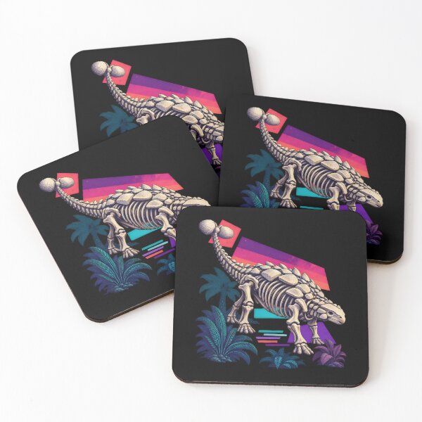 Item preview, Retro Ankylosaurus Skeleton designed and sold by quicopag.