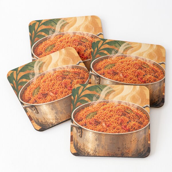 Item preview, The Party Pot – Nigerian Party Jollof Rice Kitchen Art designed and sold by astersgraphics.