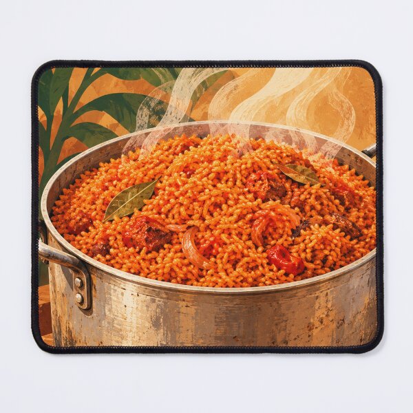 Item preview, The Party Pot – Nigerian Party Jollof Rice Kitchen Art designed and sold by astersgraphics.
