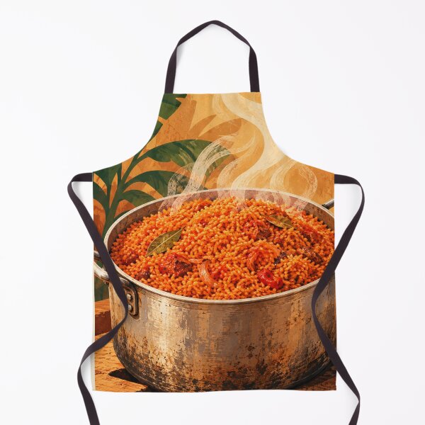 Item preview, The Party Pot – Nigerian Party Jollof Rice Kitchen Art designed and sold by astersgraphics.