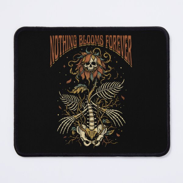 Item preview, Nothing Blooms Forever Skull Flower designed and sold by atticzimme.