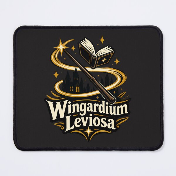 Item preview, Wingardium Leviosa Spellbound Magic Emblem Design for Fans of Mystical Levitation designed and sold by Hassanalnasher.