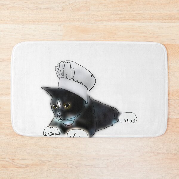 Item preview, Chester the polydactyl cat in chef hat - animalzinhats designed and sold by Ashley’sAnimalz.