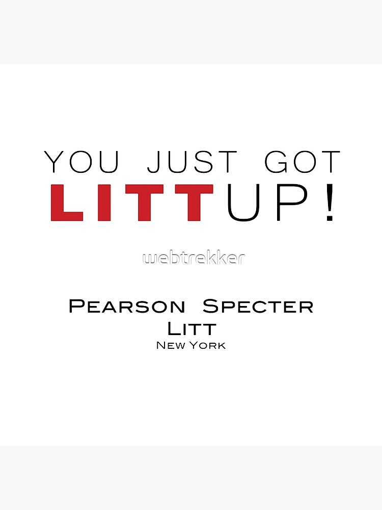 Thumbnail 4 of 4, Pillow, Suits 'LITT UP!' design including firm logo designed and sold by webtrekker.