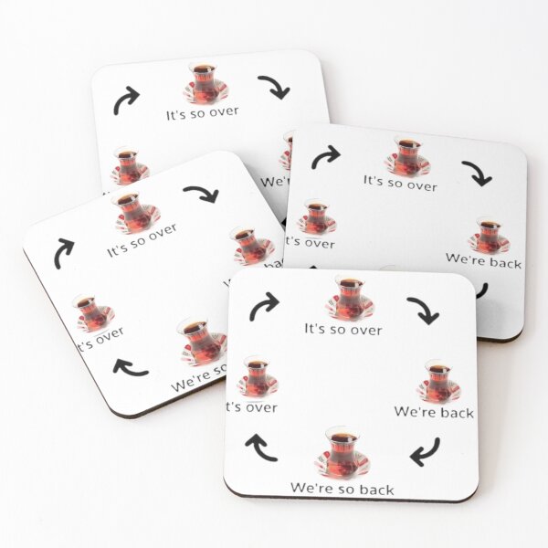 Item preview, It Is So Over We Are Back Tea Cycle Meme designed and sold by Viegoaynben.