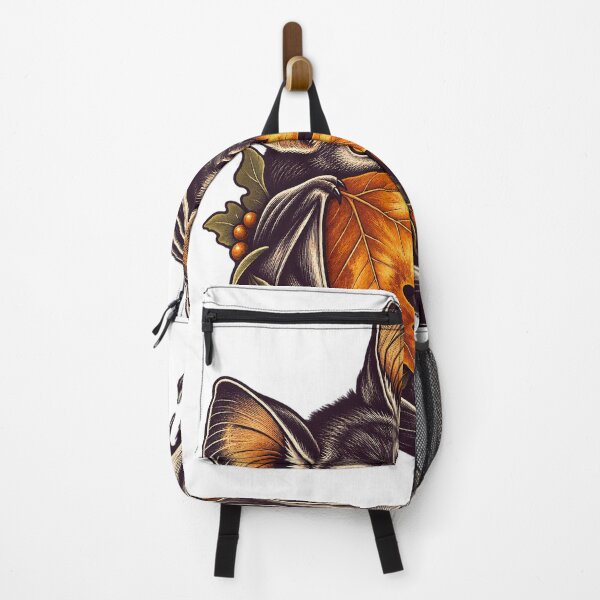 Item preview, Autumn Bat Leaf Pumpkin Lantern Scratchboard Art designed and sold by TeNovaStudio.
