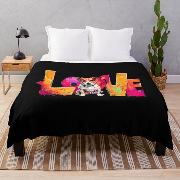 Item preview, Jack Russell Terrier Love Colorful Pop Art Dog designed and sold by AilinsDesigns.