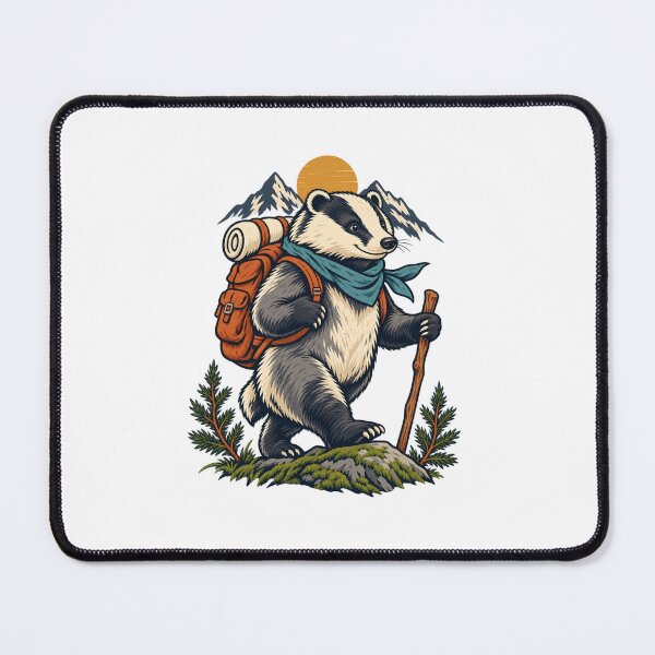 Item preview, Badger Trail Hiker - Woodland Mountain Adventure designed and sold by suechtmpoa.