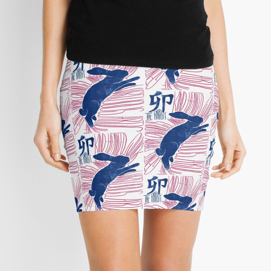 The Rabbit Chinese Zodiac Sign Mini Skirt