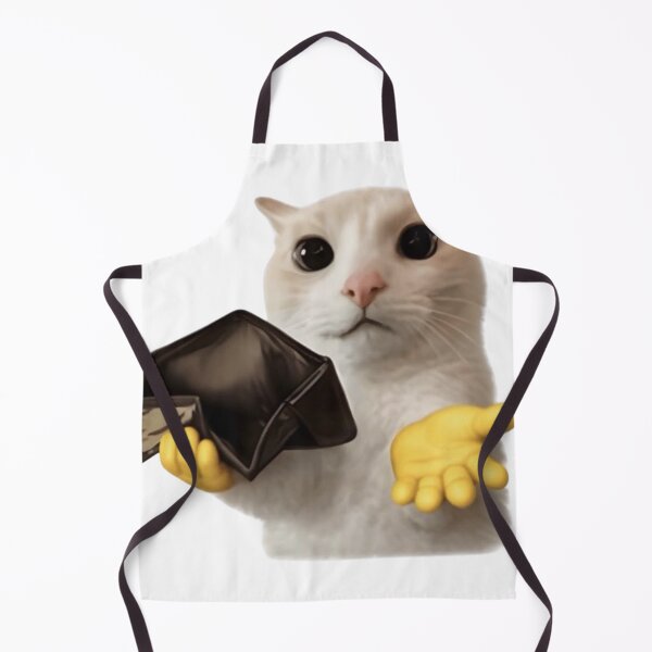 Item preview, Broke Cat Showing Empty Wallet Meme Art designed and sold by Viegoaynben.