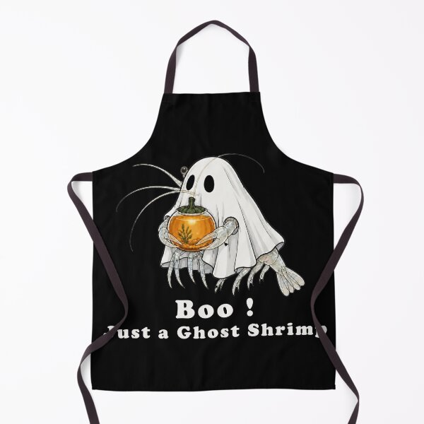 Item preview, Boo Just A Ghost Shrimp Funny Halloween Aquascaping designed and sold by Form & Fauna.