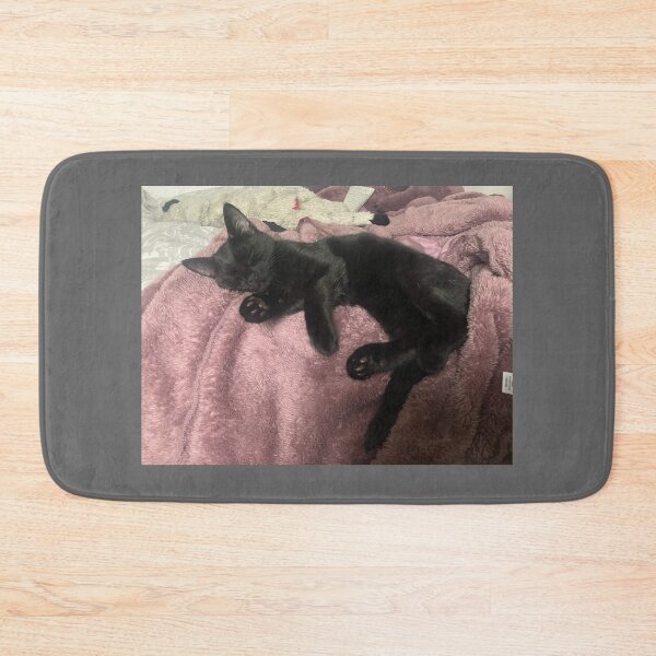 Item preview, Sleeping black kitten designed and sold by 880Dreamer008.